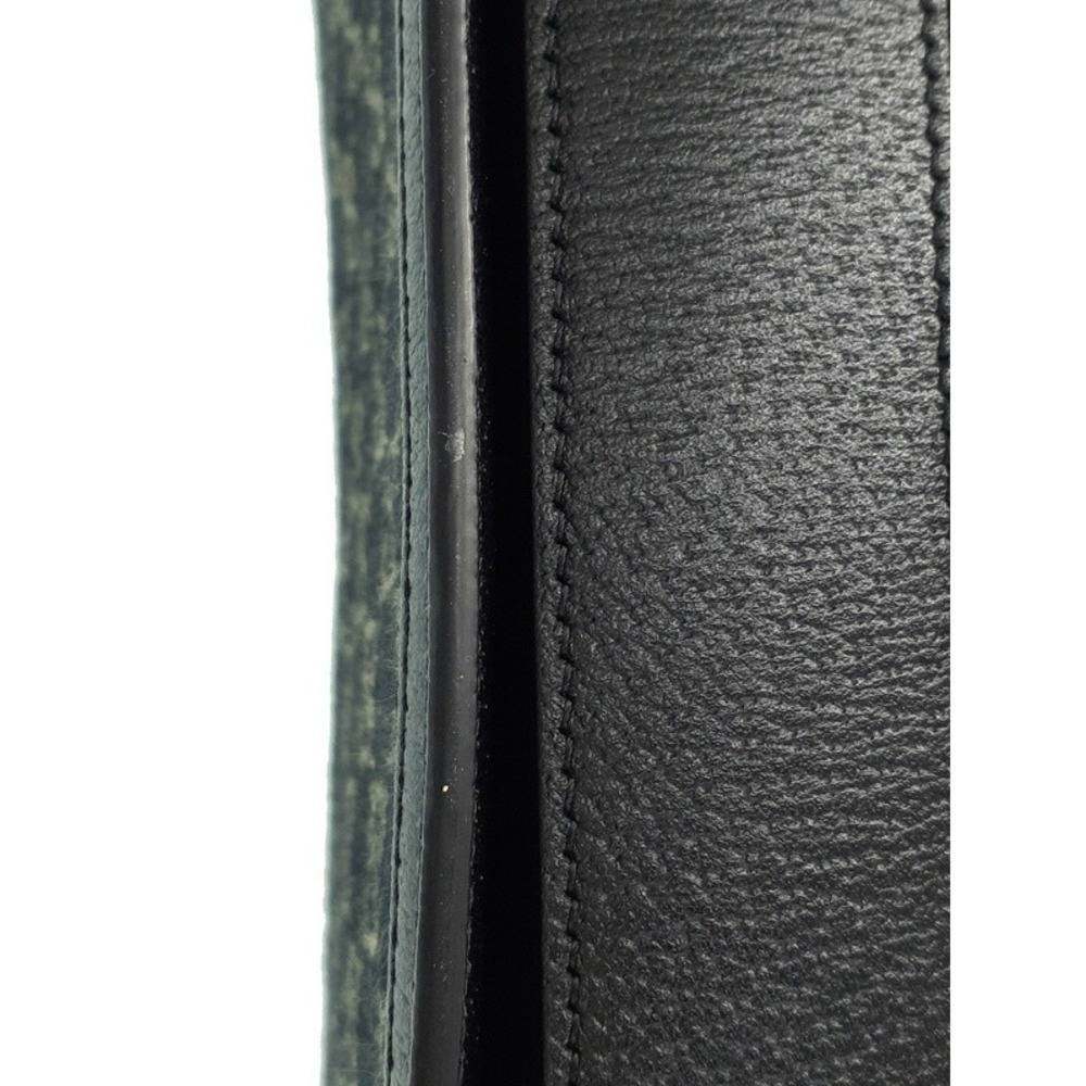 Gucci Horsebit 1955 Shoulder Bag Denim Leather Black - Picture 5 of 9